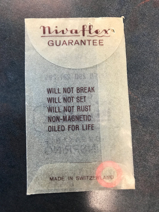 Nivaflex Unbreakable Mainspring for Gruen 290, 291, 295 - Alloy