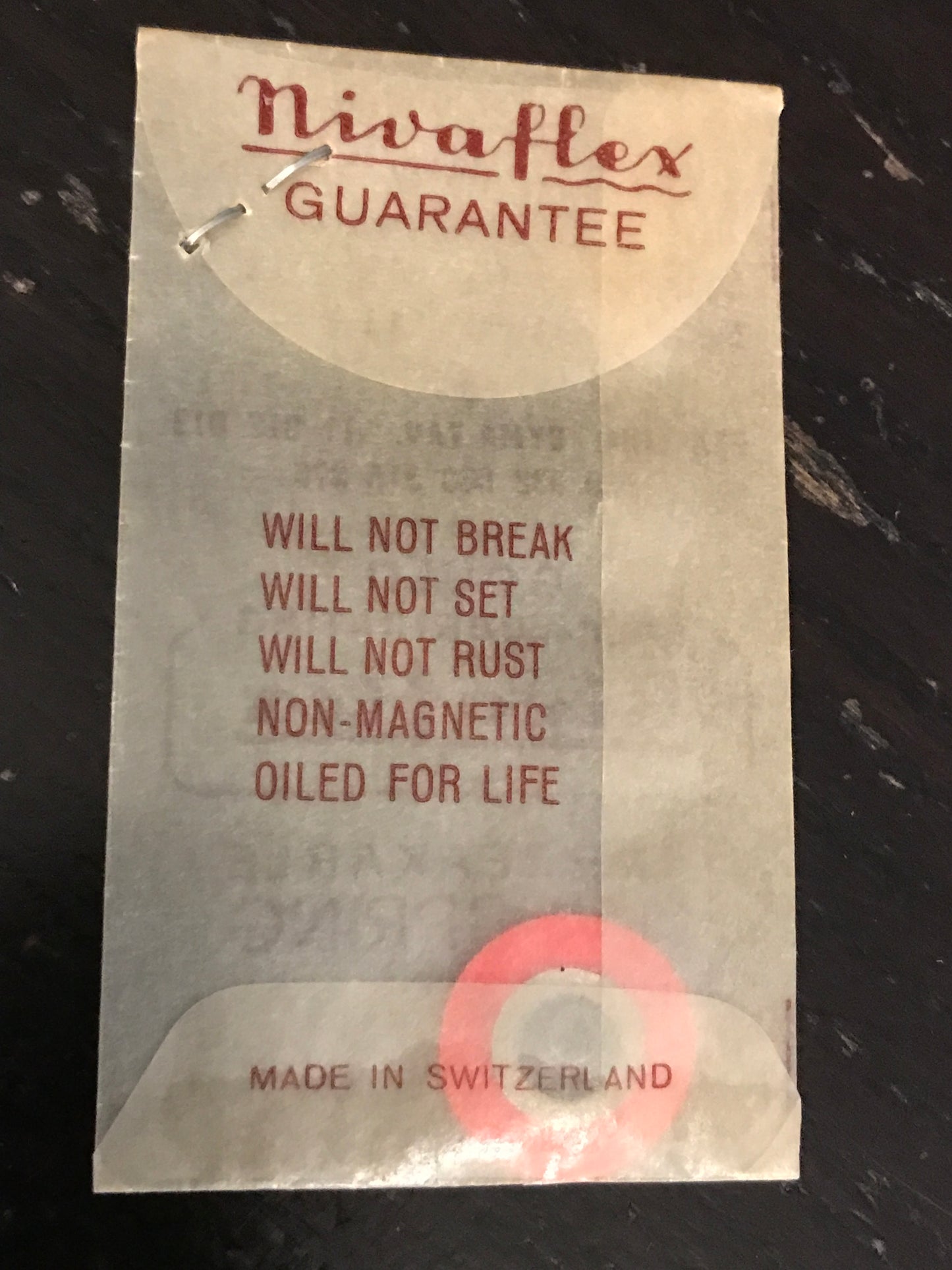 Nivaflex Unbreakable Mainspring for Cyma Tav 011, 012, 013, 030, 032, 316, 376 - Alloy