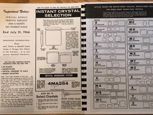 C&E Marshall The Complete Crystal Reference Book No. 235 - reprint