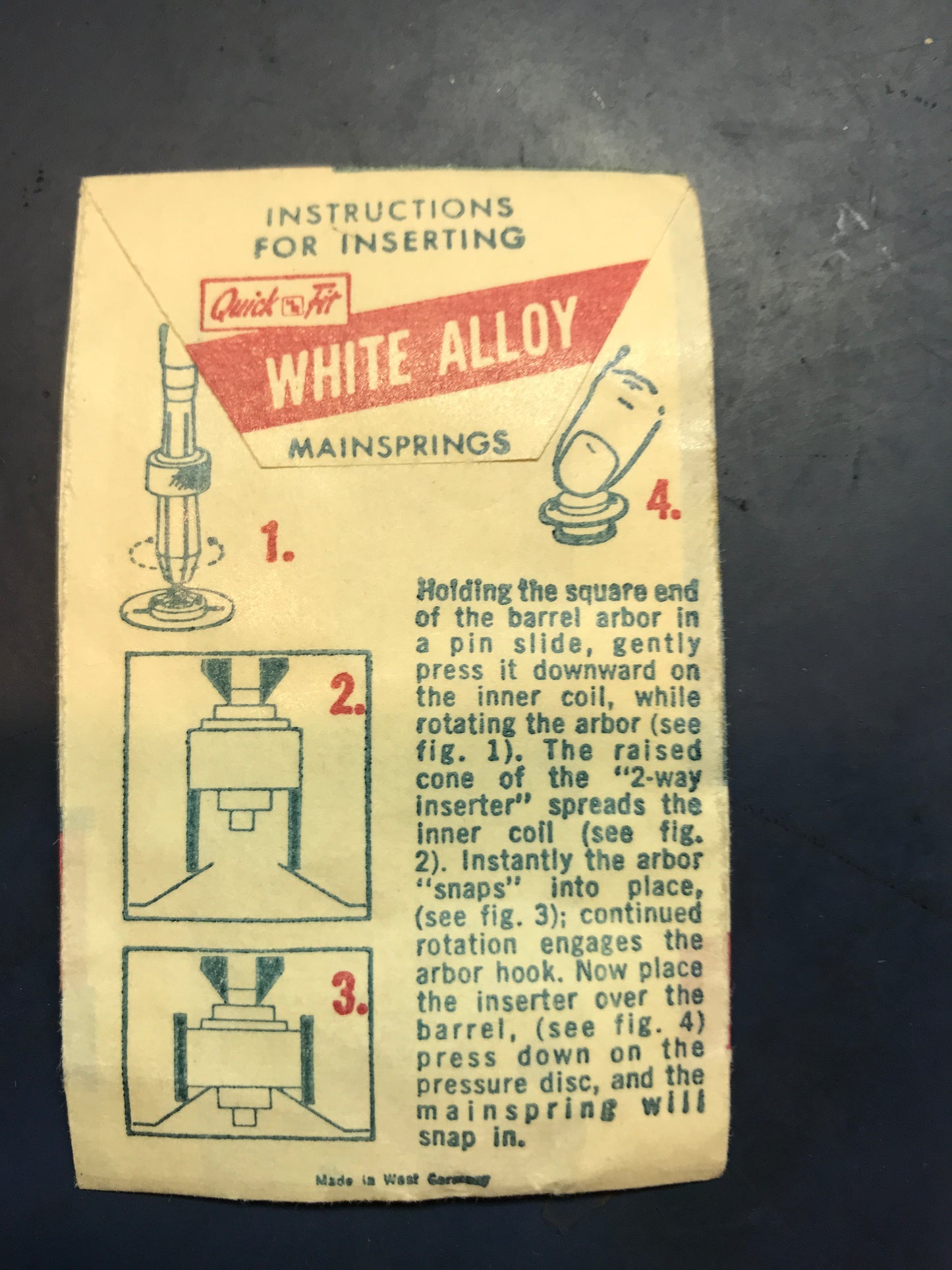 HR Quick Fit Mainspring No. K619 for AS 1045, UT 180, Lapanouse 201 - Alloy