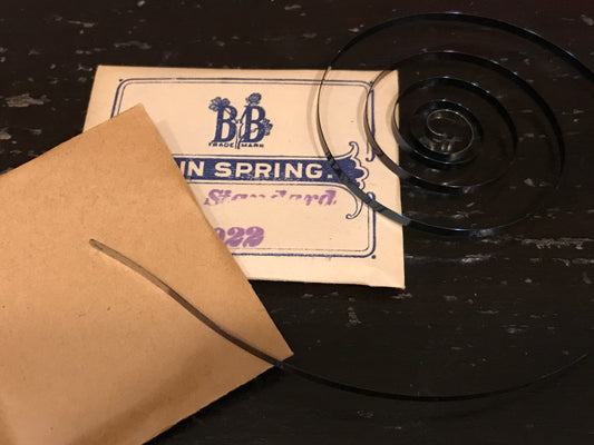 Bogle Brothers Mainspring for New York Standard 16s No. 3196 - Steel