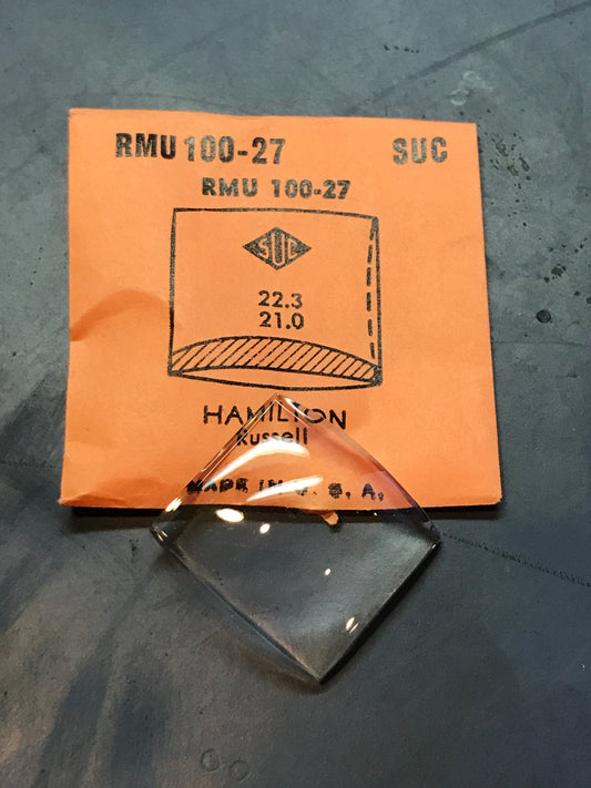 SUC Rocket Crystal RMU 100-27 for HAMILTON Russell - 22.3 x 21.0mm - New