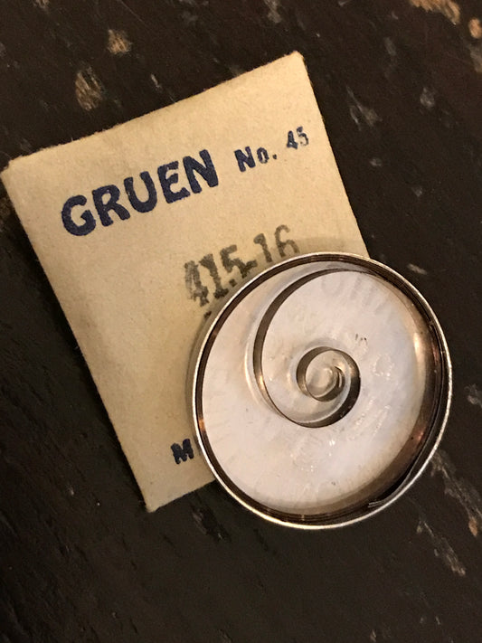 Gruen Factory Mainspring for Gruen caliber 415, 416, 422, 423 - steel