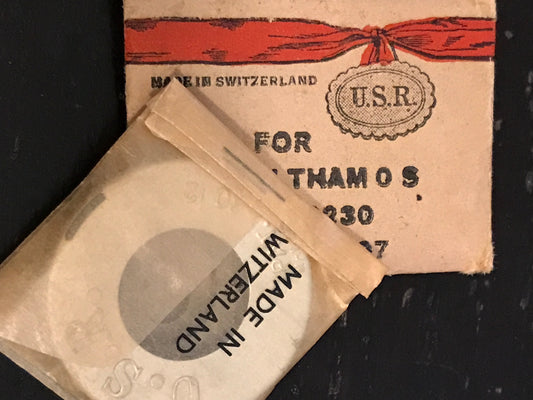 USR Mainspring for Waltham 0s Model 1907, Factory No. 2230 - Steel