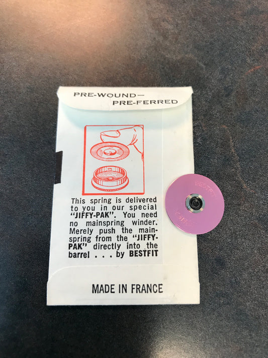 BESTFIT Mainspring WL1 for Longines caliber 4LL & Wittnauer 5JH - Alloy