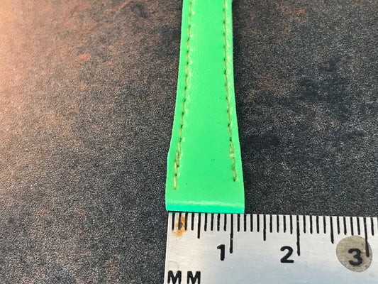 Lot of 10 - 12mm Green Ladies Fabric Watch Straps - New