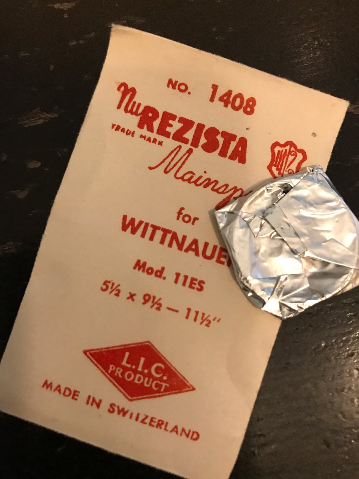 NuREZISTA Mainspring #1408 for Wittnauer caliber 11ES - Steel