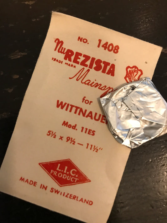 NuREZISTA Mainspring #1408 for Wittnauer caliber 11ES - Steel