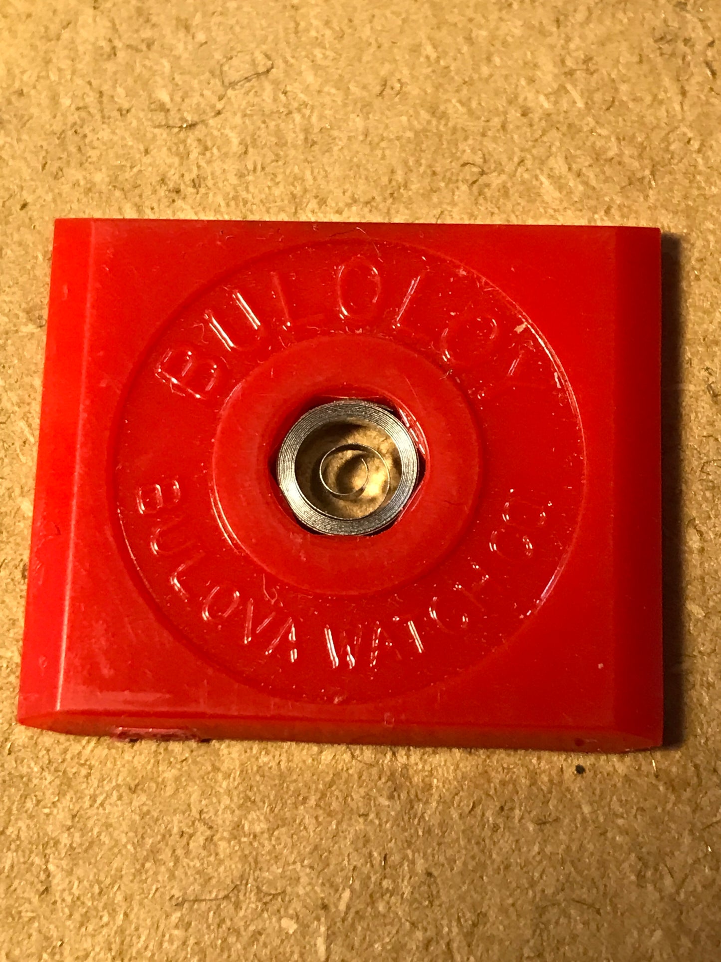 Bulova factory Buloloy Insertopak mainspring for caliber 7BEAC - Alloy