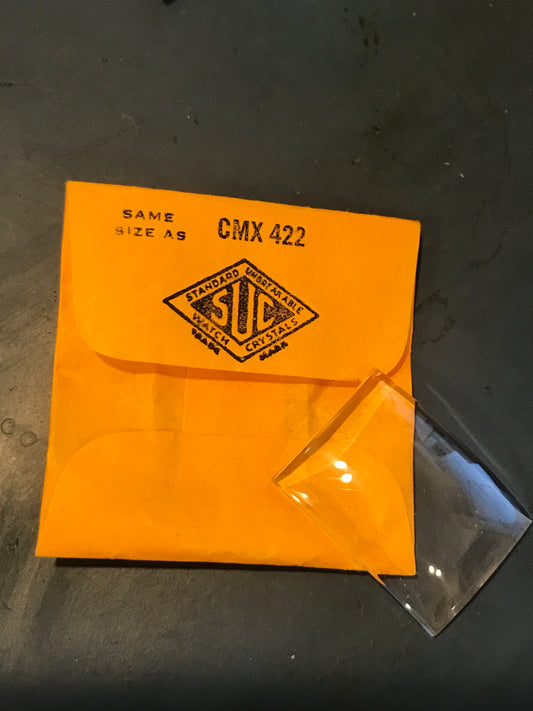 SUC Crystal JMS 222 for GRUEN Curvex Baron - 26.8 x 19.1mm - New