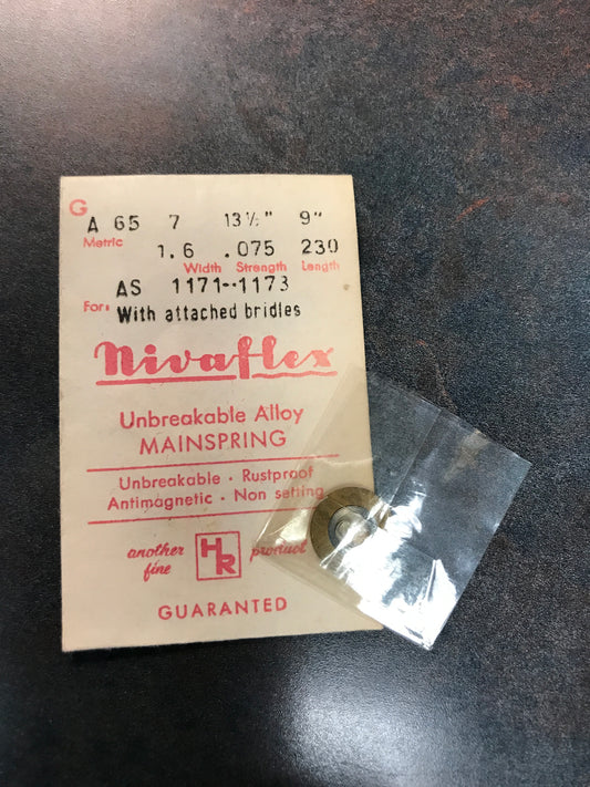 HR Nivaflex Mainspring GA65 for AS 1171 - 1173 - Alloy
