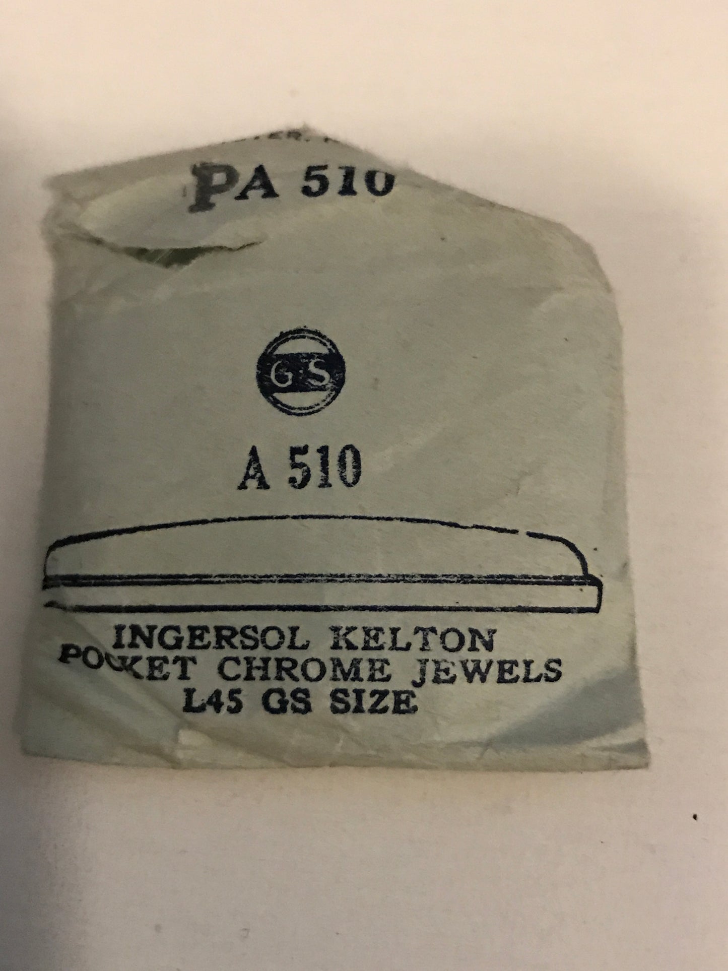 GS PA510 Pocket Watch Crystal 41.1 mm / 37.7mm for Ingersoll Kelton - New