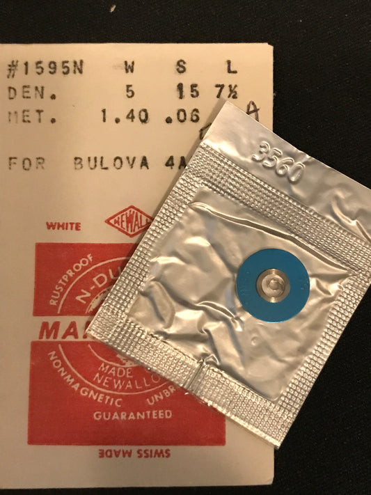 NEWALL Mainspring #1595N for Bulova 4AX - Alloy