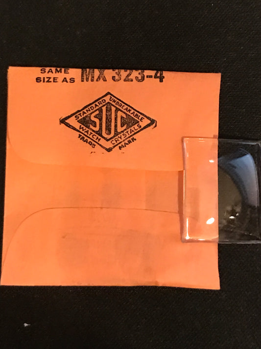SUC Lucite Crystal MS 124-12 for BENRUS Cortez - 21.2 x 17.3mm - New