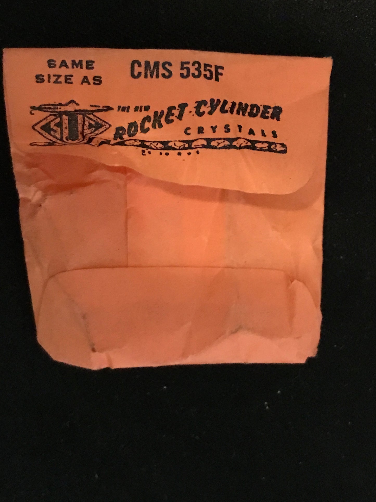 SUC Rocket Crystal RME 136-5 for ELGIN case #6715 - 21.9 x 21.9mm - New