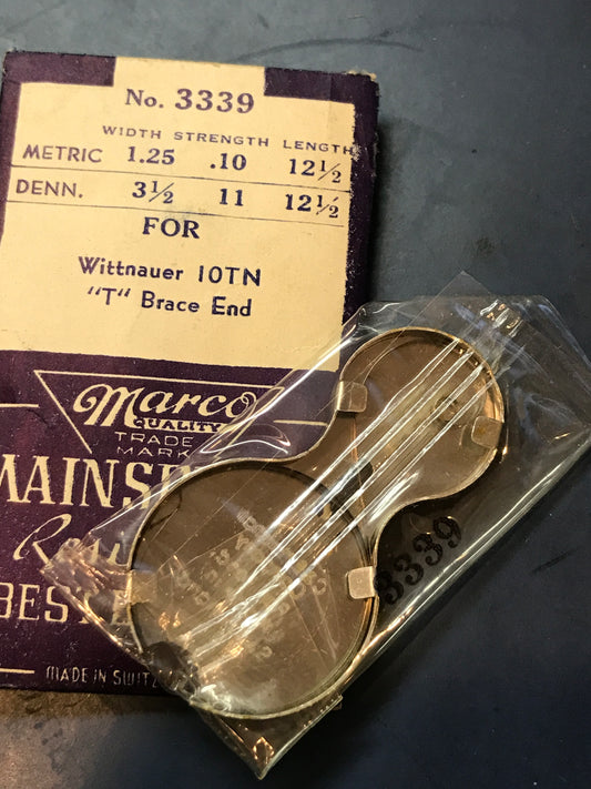 Marco Mainspring #3339 for Wittnauer Caliber 10TN - Steel