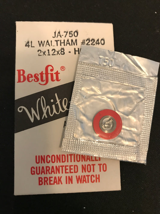 BESTFIT Mainspring JA750 for Waltham 4 Ligne Baguette Model 400 No. 2240 - Alloy