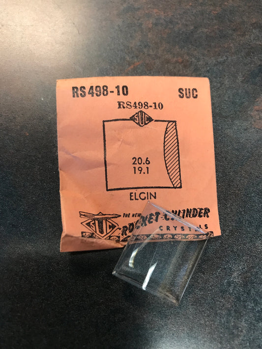 SUC Rocket Crystal RS 498-10 for ELGIN 20.6 x 19.1mm - New