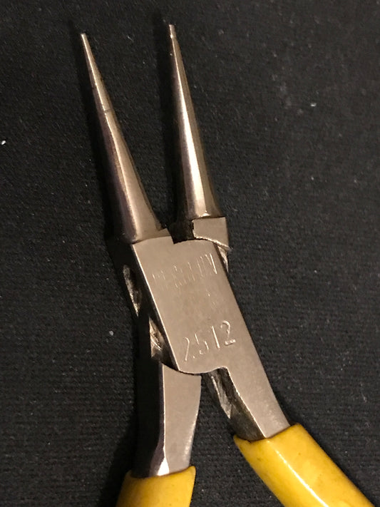 Bergeon 2512 Smooth Box Jointed Round Nose Pliers