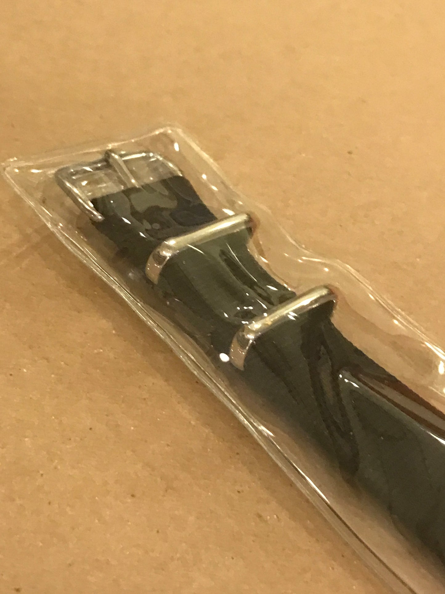 18mm BLACK NATO Type Military Wrist Watch Strap - New