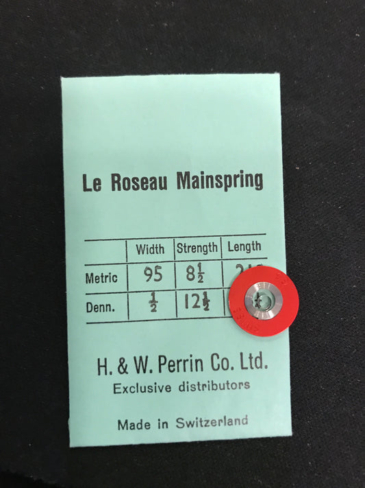 H. & W. Perrin Co. Mainspring for ALPINA caliber 831 movements - Alloy