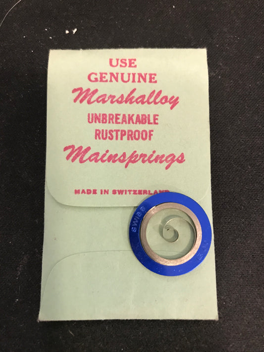 Marshalloy Mainspring for Venus 150, 152, 175, 186, 191, 197, 206, 207 Chronograph - Alloy