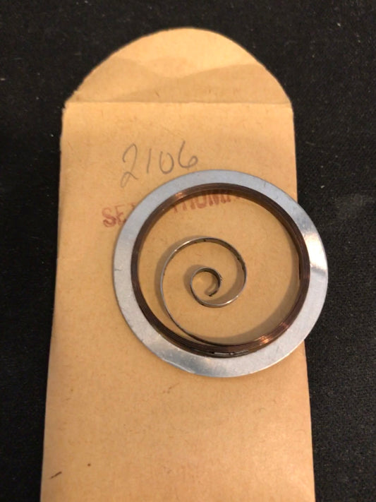 Seth Thomas 16s Mainspring Factory No. 2106 - Steel