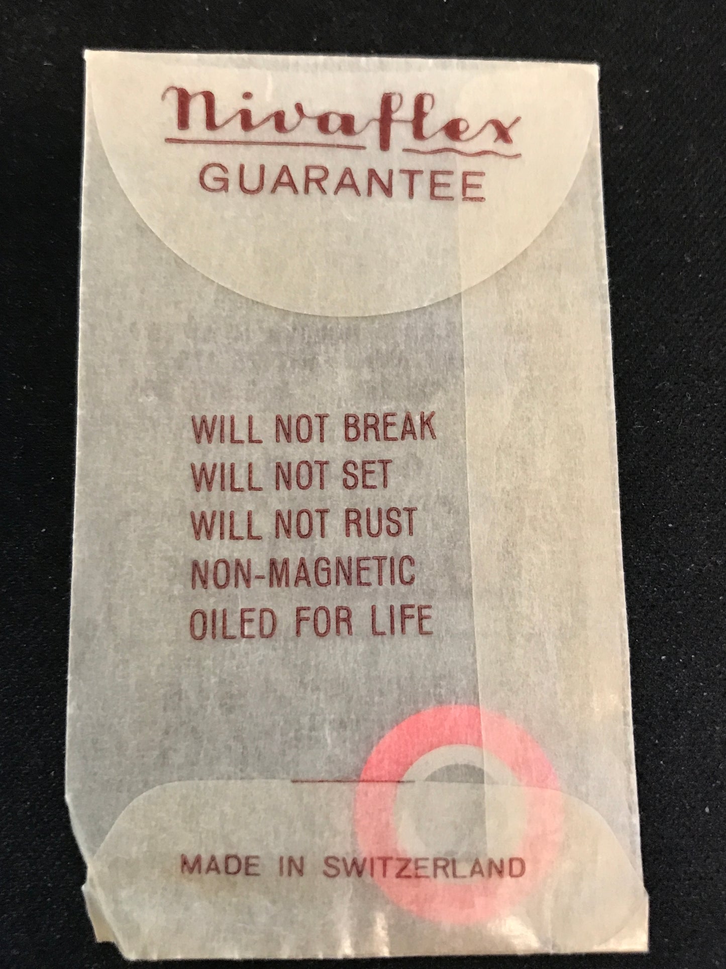 Nivaflex Unbreakable Mainspring for Bulova 10AP, 10P, Benrus AR, AT Cort 640 - Alloy