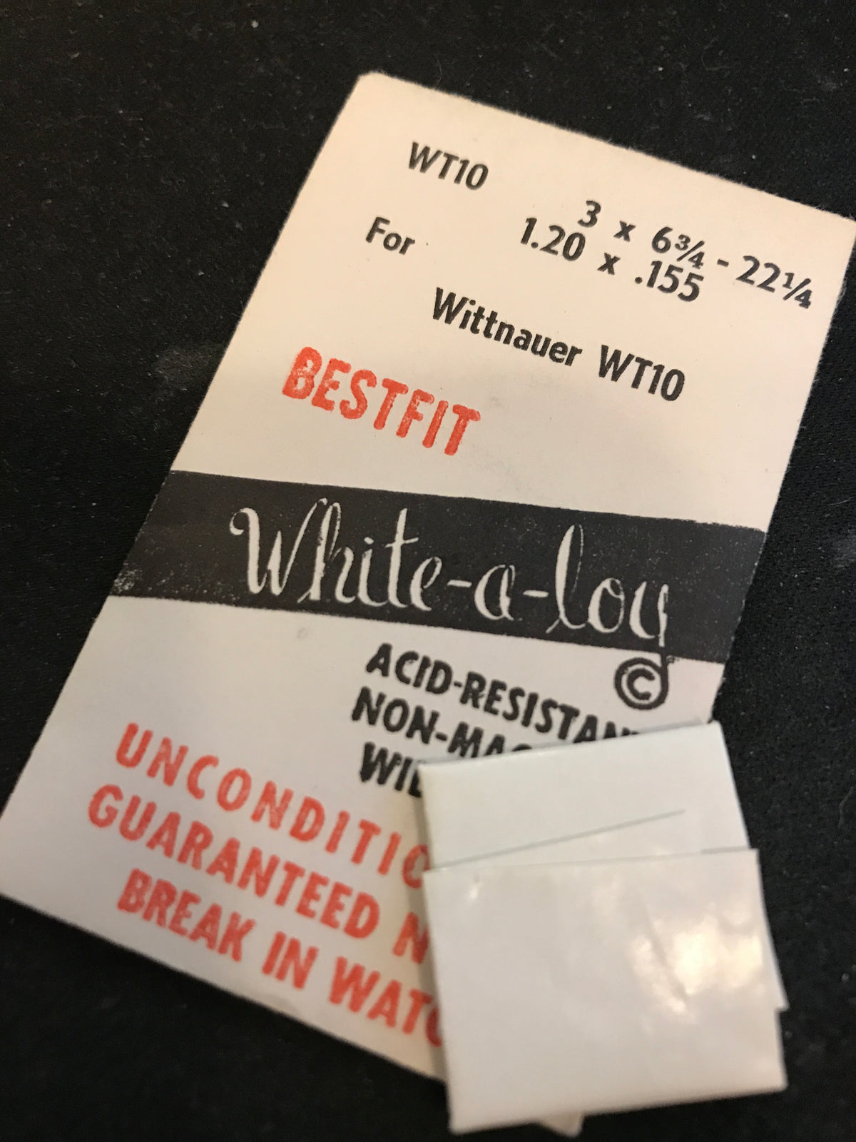 BESTFIT Mainspring WT10 for Wittnauer WT10 - Alloy