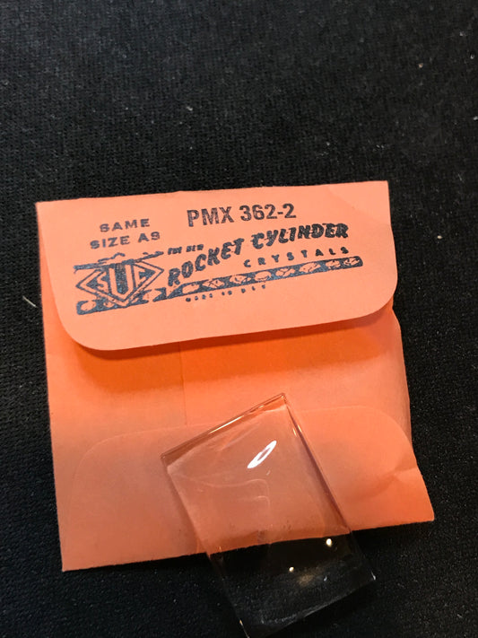 SUC Rocket Crystal RMS 163-5 for ELGIN case #4503 - 23.7 x 15.9mm - New