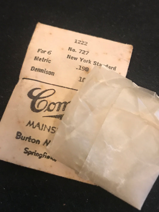 Comsco Mainspring #1222 for 6s N.Y. Standard Factory No. 727 / 5134 - Steel