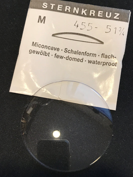 Sternkreuz 51¾ Miconcave 45.5mm Acrylic Pocket Watch Crystal - New