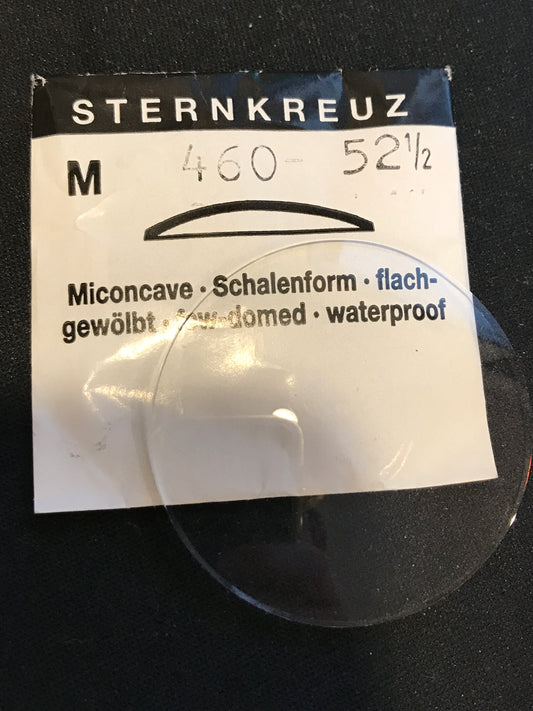 Sternkreuz 52½ Miconcave 46.0mm Acrylic Pocket Watch Crystal - New