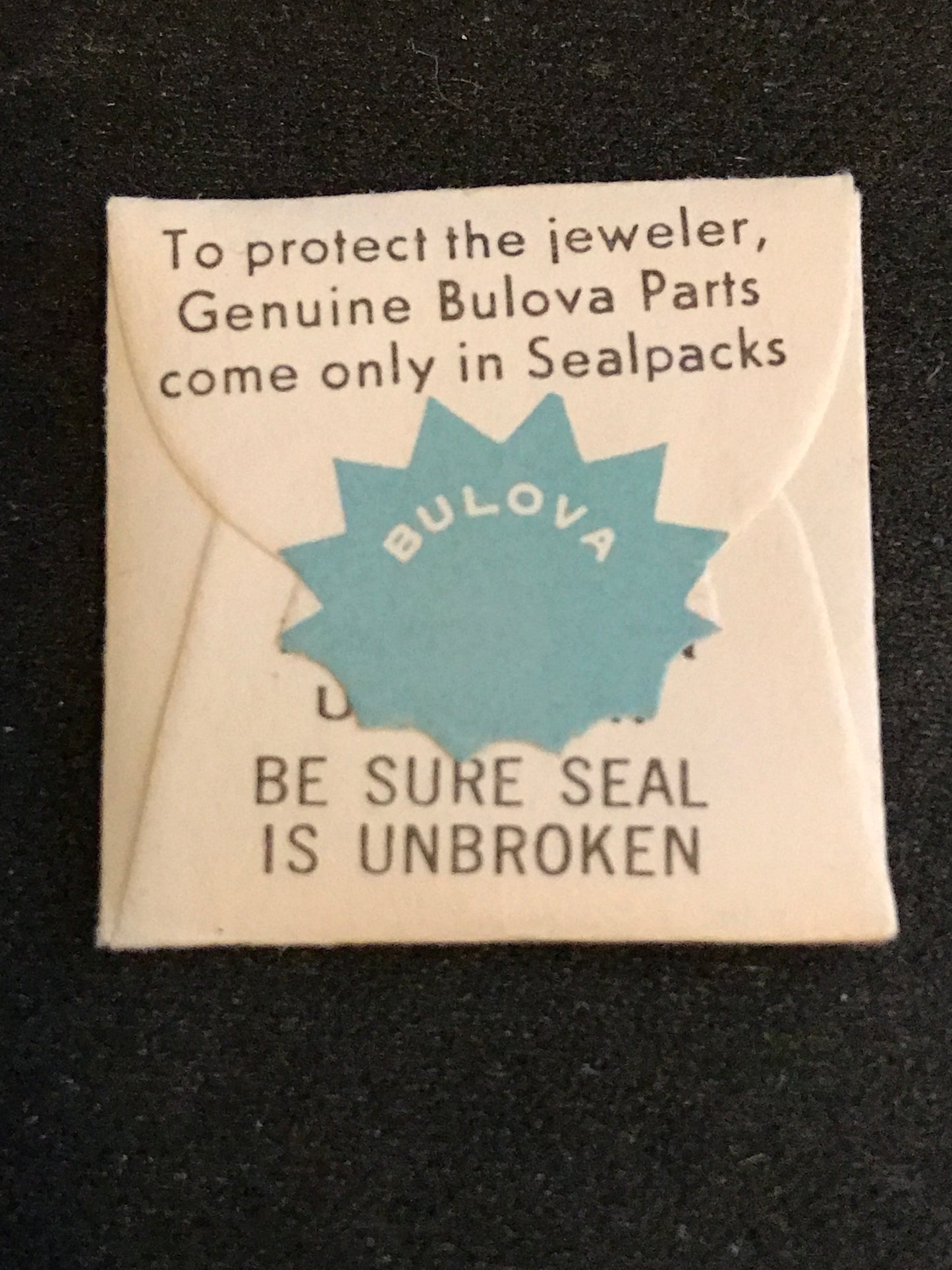 Bulova Factory LONG stem for caliber 11AC - new in envelope