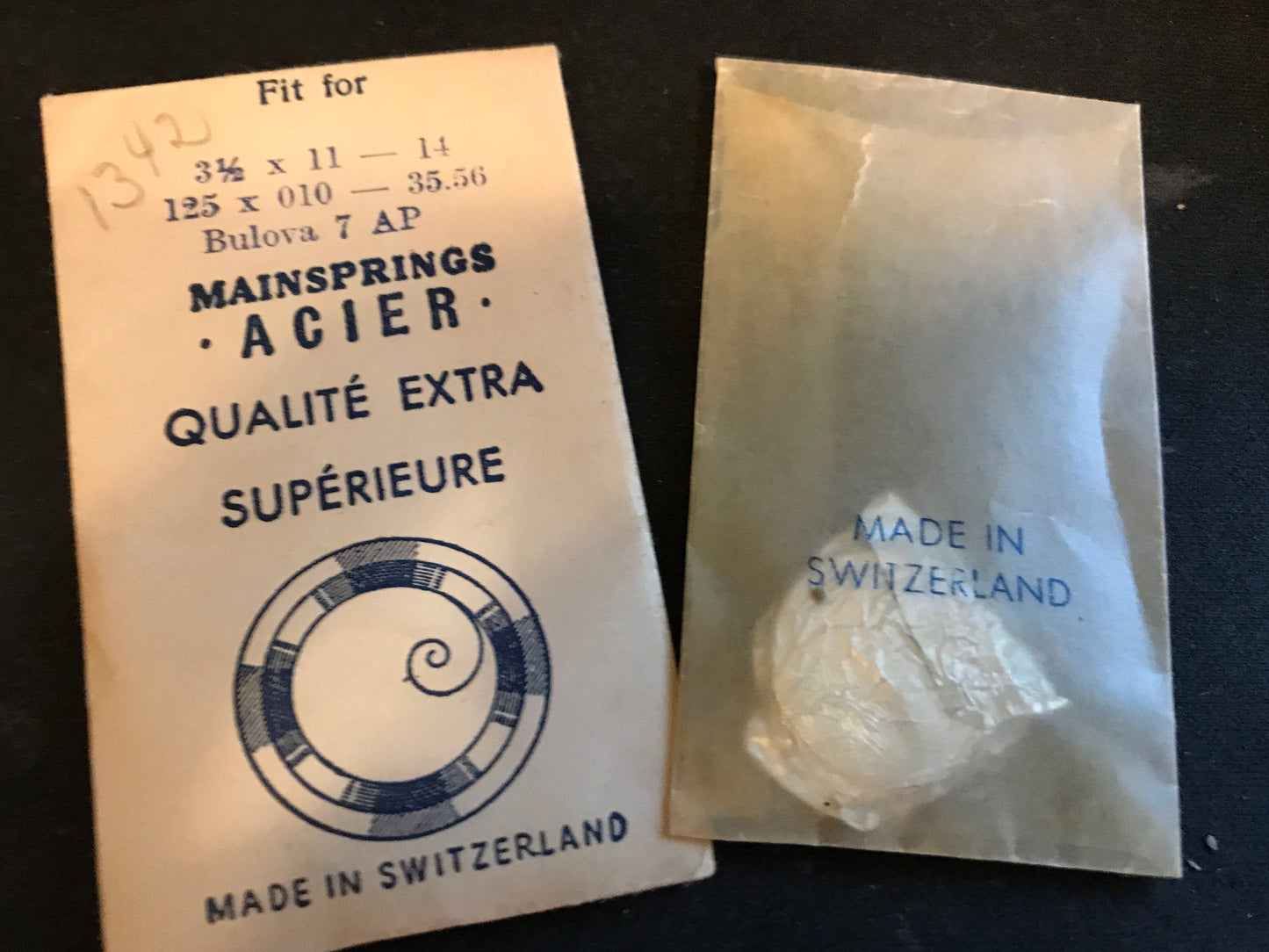 ACIER Mainspring for Bulova 7AP - Steel