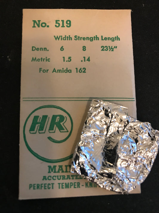 HR Mainspring #519 for Amida caliber 162 Movement - Steel