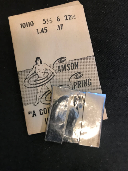 Samson Mainspring No. 10110 for Landeron caliber 17 & 20 Sports Timer - Alloy
