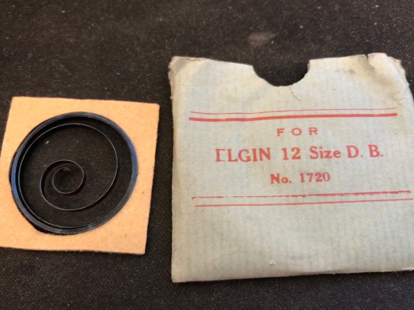 Elgin 12s Mainspring No. 1720 - Steel