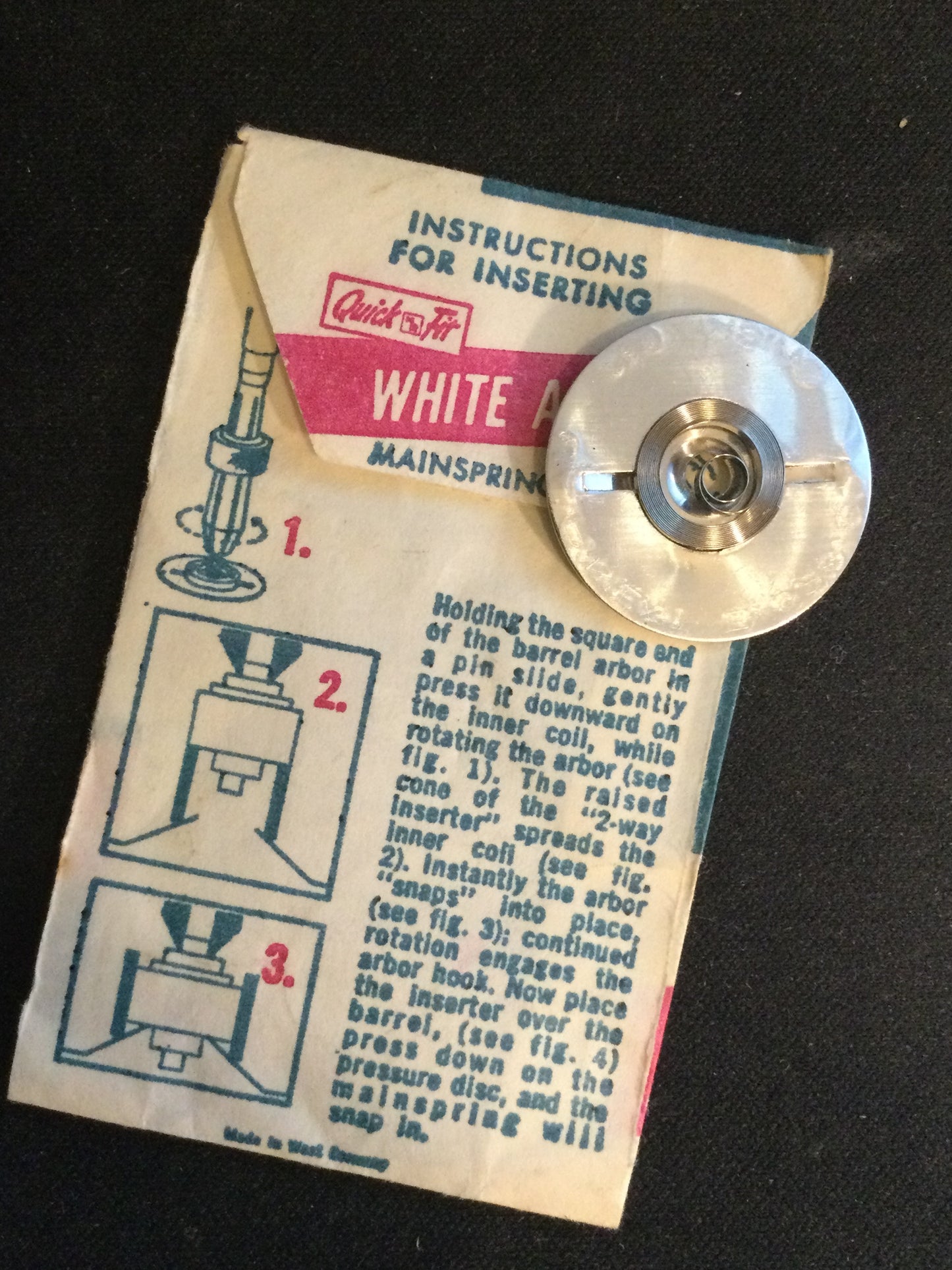 HR Quick Fit Mainspring No. K428 for Tissot caliber 27, 27.2 - Alloy