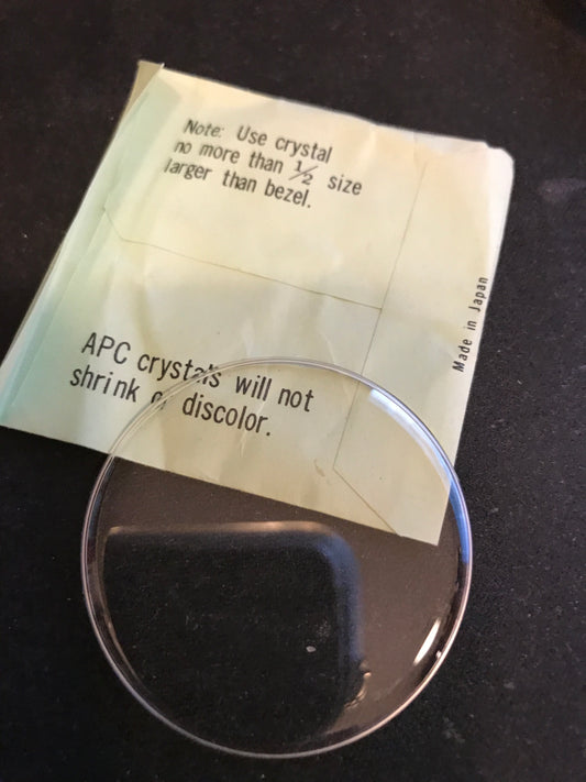 APC Round Pocket Watch Crystal PP 48, 43.1mm - New