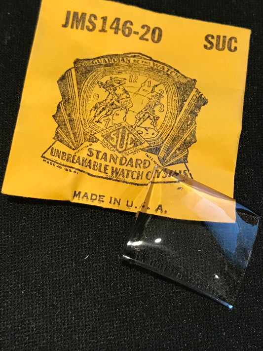 SUC Crystal JMS 146-20 for GRUEN - 22.7 x 19.2mm - New