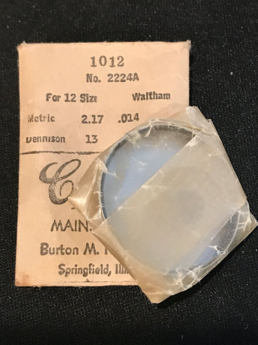 Comsco Mainspring #1012 for Waltham 12s Colonial A Factory No. 2224A - Steel