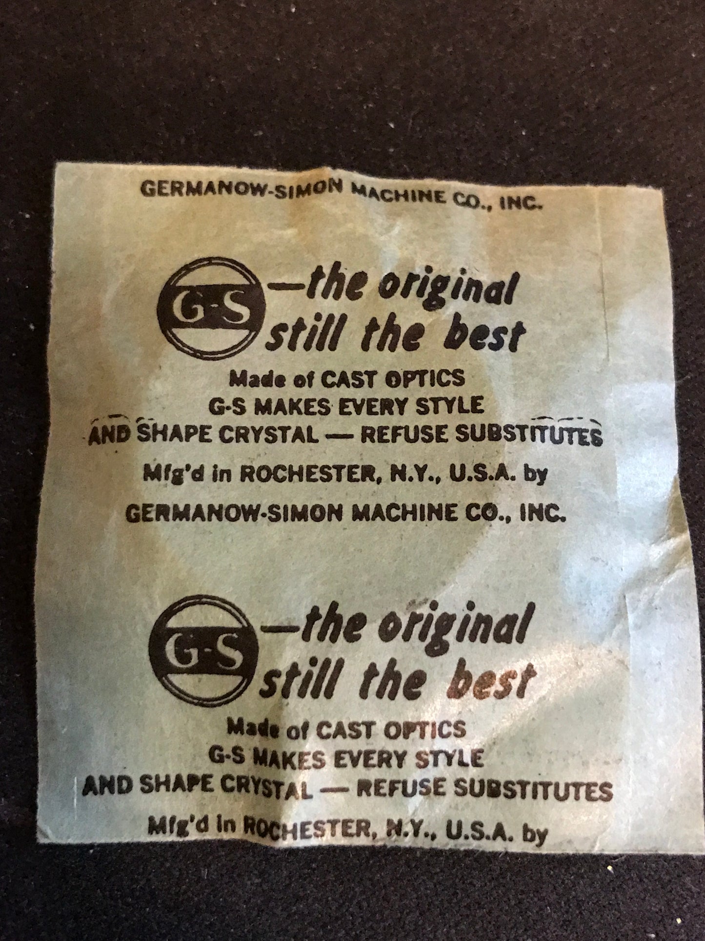 GS PK20¼ Pocket Watch Crystal 25.5mm - New