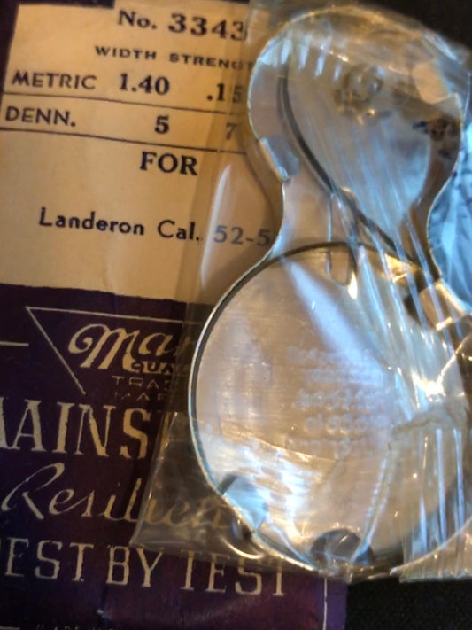 Marco Mainspring No. 3343 for Landeron Caliber 52, 53 Chronograph - Steel