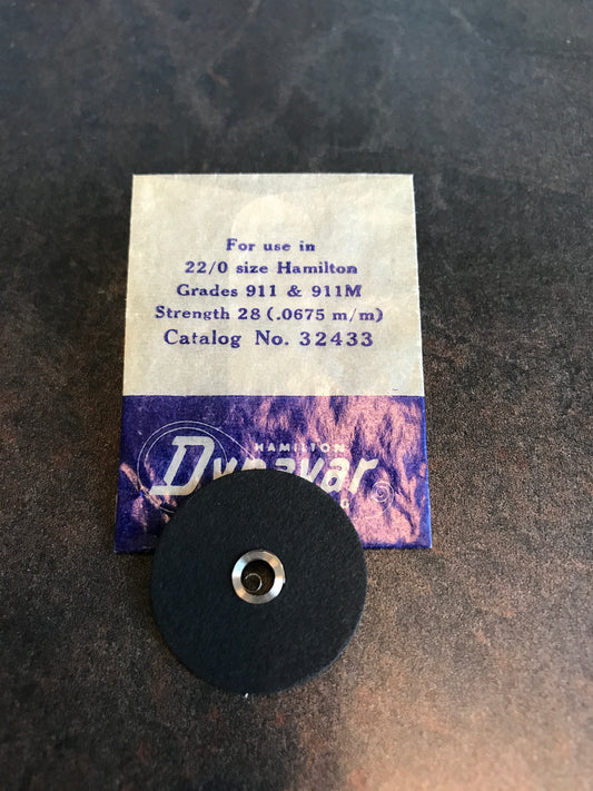 Hamilton Factory Dynavar Mainspring for 22/0s Hamilton No. 32433 - Alloy