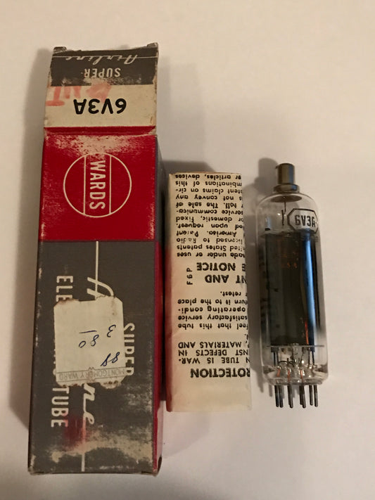 6V3A WARDS Super Airline VACUUM TUBE - GUARANTEED
