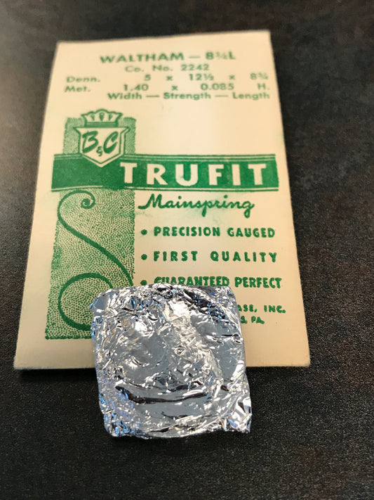 Trufit Mainspring - Waltham 2242 for 8¾ Ligne Model 870 - Steel