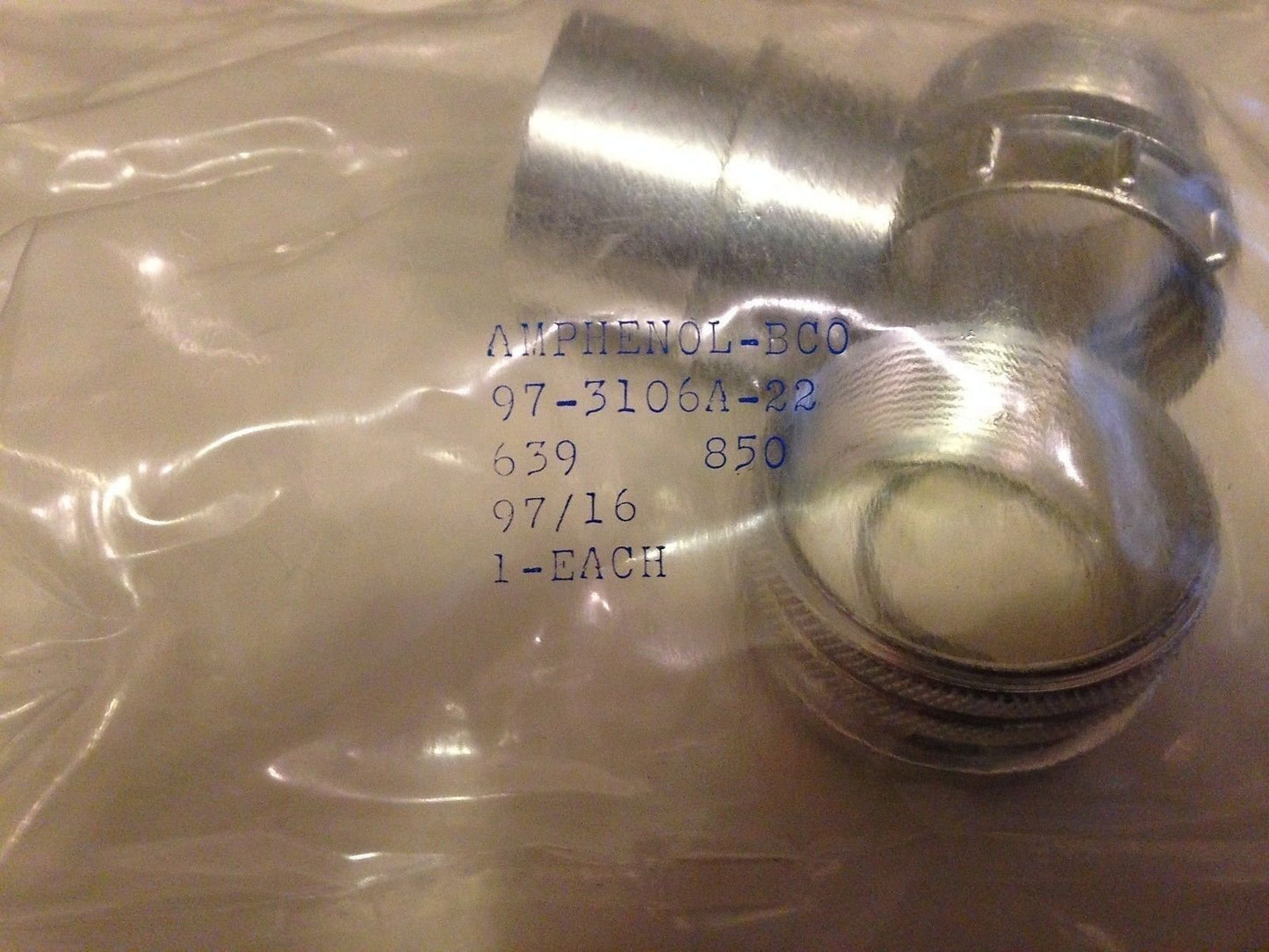Amphenol 19 PIN 22-14S & 22-14PR Pair 97 Series 5015 circular connectors