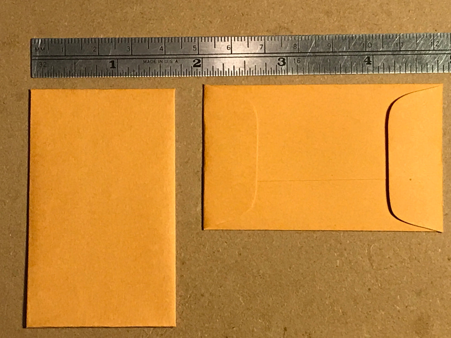 24 Small Gummed Kraft #00 Coin Envelopes 1.6875 x 2.75" for Jewelry & Watch Repair