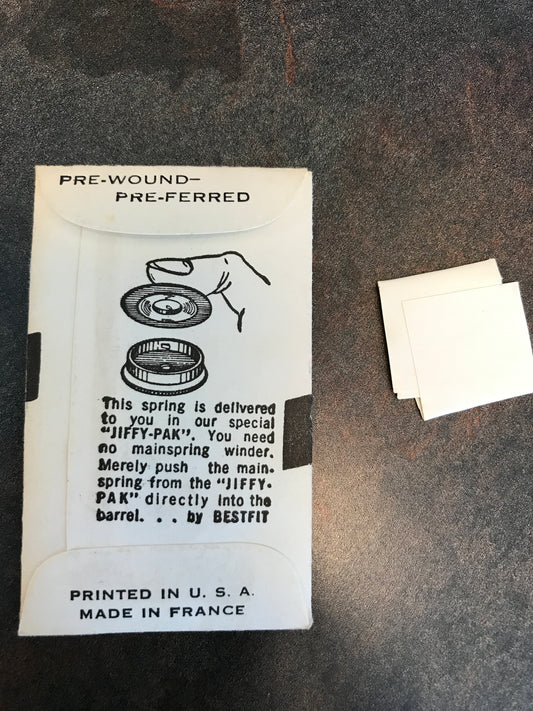 BESTFIT Mainspring 212E for Bulova 5AE, ETA 980, Benrus AY, Otero 25 - Alloy